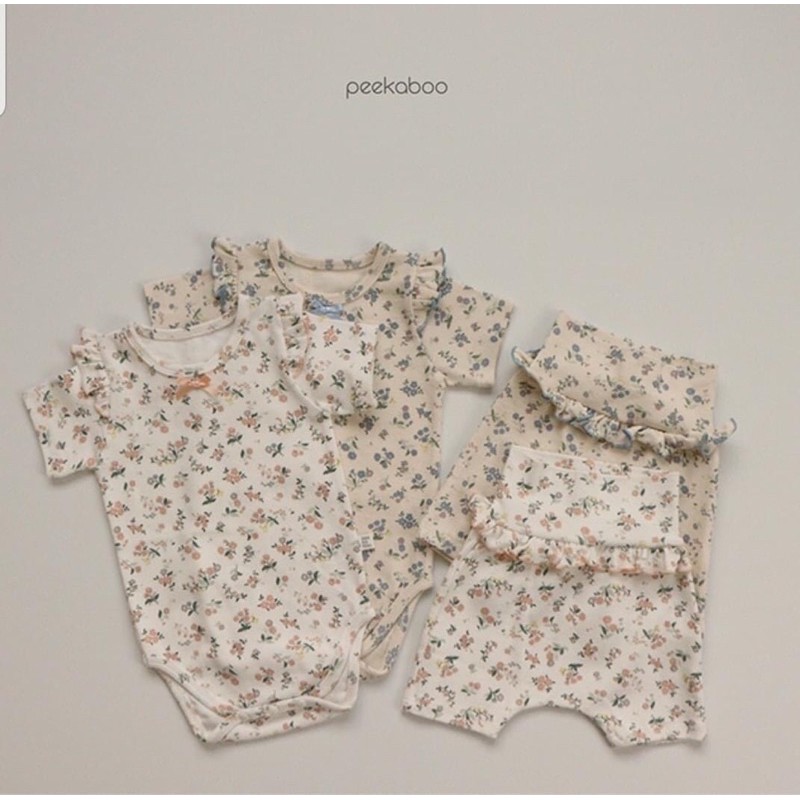 Bộ rời/suit kèm quần #peekaboo cho mẹ&bé gái