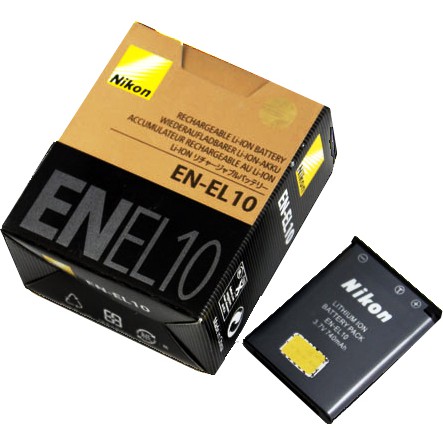 Bộ pin sạc thay thế 1 Pin 1 Sạc máy ảnh Nikon EN-EL10