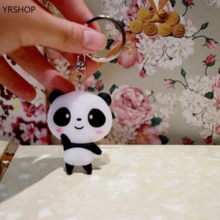 Móc khóa mặt gấu trúc dễ thương