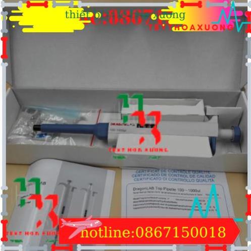 Micropipet Tự Động DRAGON LAB - Dùng Trong Phòng Thí Nghiệm - Dải Đo Từ 2 - 5000 Ul