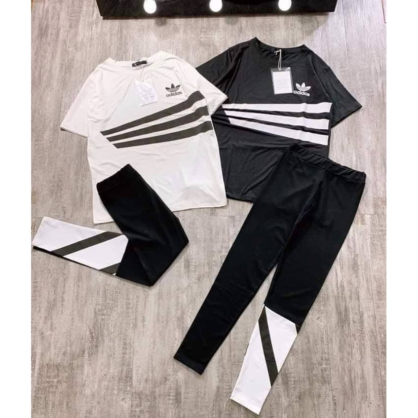 Bộ thể thao Phối 3 Sọc siêu HOT, đồ bộ quần dài Chất Thun Cotton 100%. | BigBuy360 - bigbuy360.vn