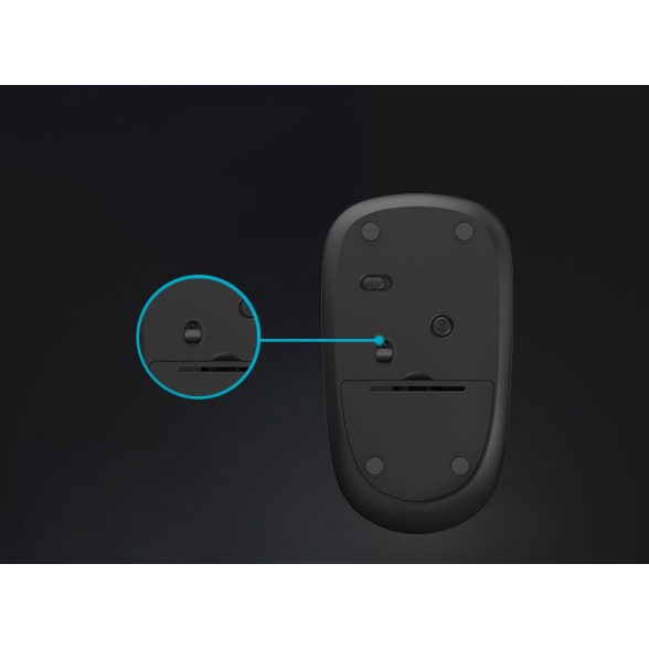Bàn phím kèm chuột không dây Bluetooth đa chế độ kết nối mọi hệ điều hành Rapoo 8000M–kết nối 4 thiết bị đồng thời