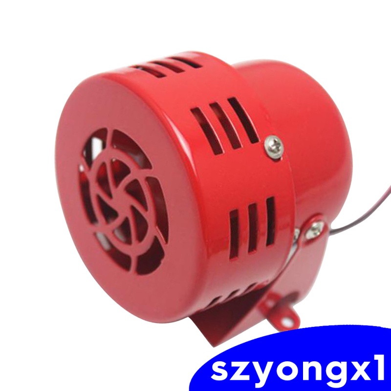 Còi Điện Tử 12v Báo Động Âm Thanh Lớn Màu Đỏ Cho Xe Hơi / Xe Máy / Xe Tải