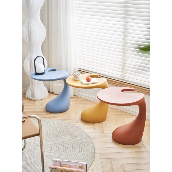 Bàn cafe Dolphin Table - Bàn góc sofa nhiều màu Bắc Âu