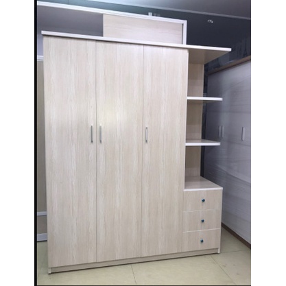 Tủ quần áo chất lượng Juno Sofa (Màu vân gỗ sồi trắng)