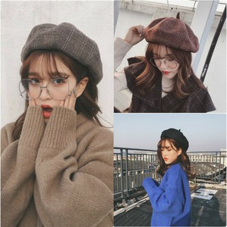 Mũ nồi kẻ caro Ulzzang cực xinh hot hit