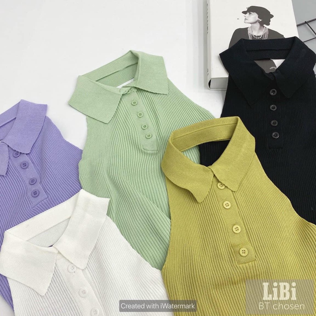 Áo Yếm- Áo Croptop Polo Mẫu Mới Hàng Quảng Châu M235- Lolla_Fashion
