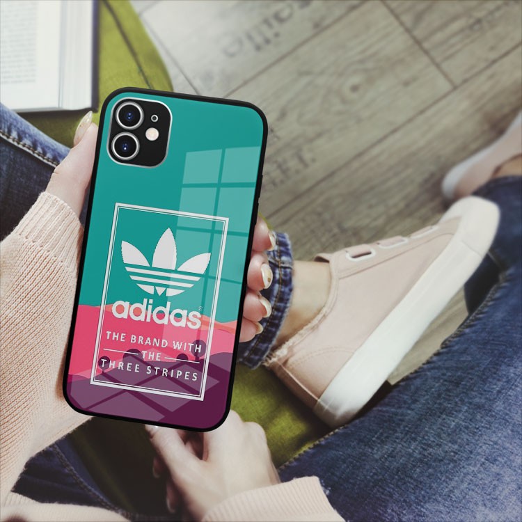 Ốp lưng kính Adidas buy Iphone 7/7Plus/8/8Plus/X/Xs/Xs Max/11/11 Promax/12/12 Promax OK-BRD20210931