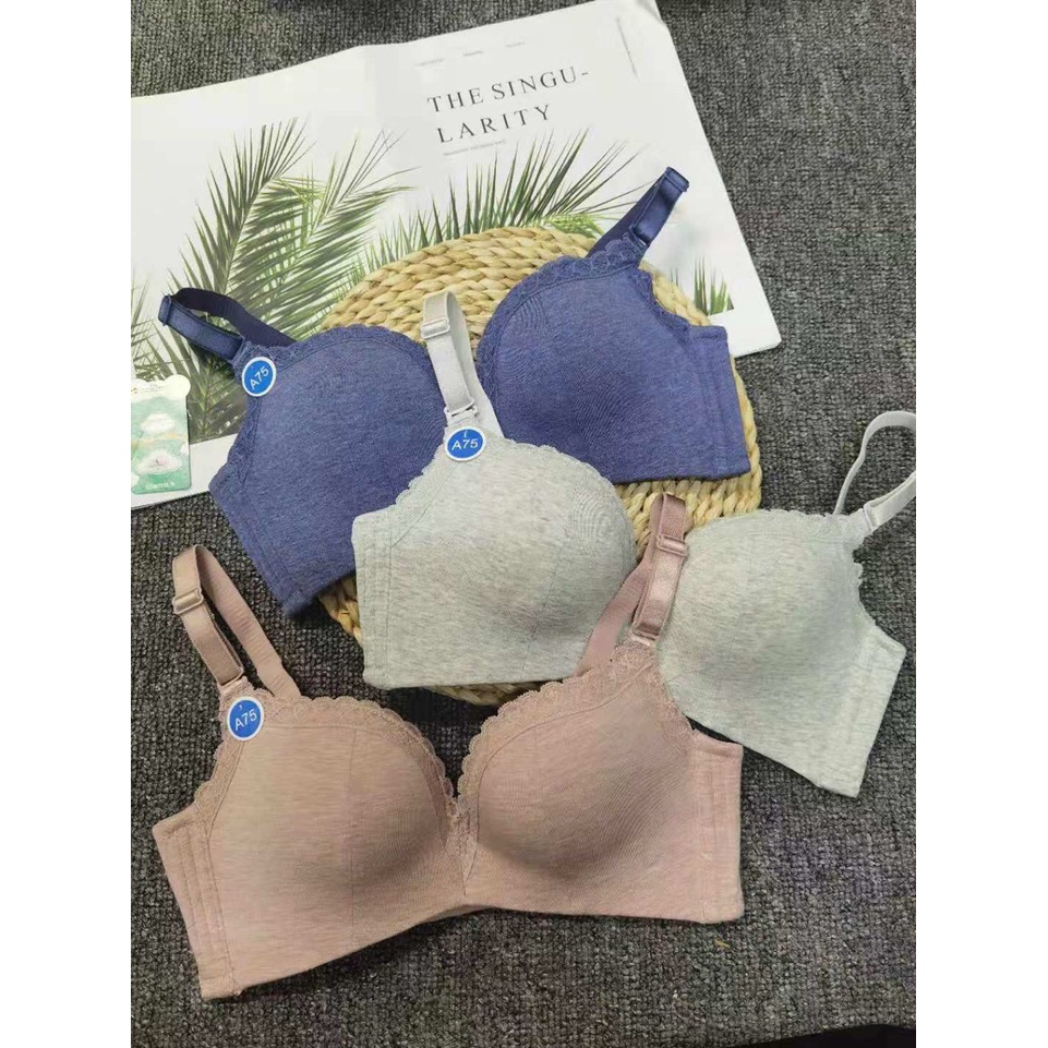 Áo lót không gọng su đệm dày mút mềm đẩy ngực size bé(32)