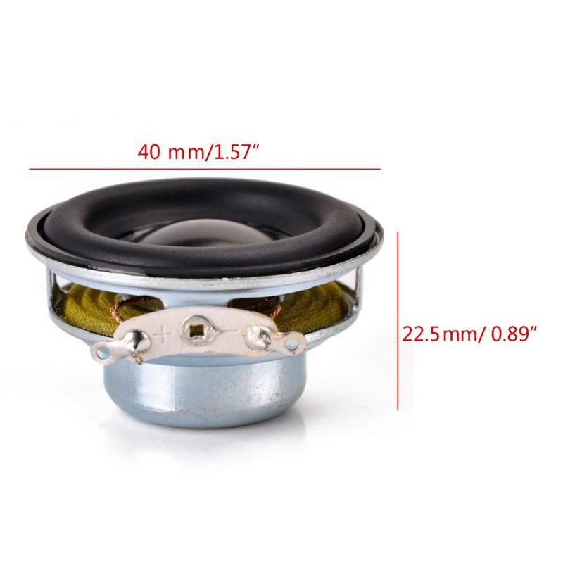 Set 2 Loa Mini 40mm 16 Lõi 4ohm 5w Chống Thấm Nước Chuyên Dụng