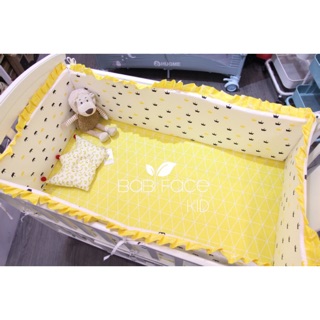 [ảnh chụp thật] Bộ quây + drap dành cho cũi siêu đẹp ( không kèm cũi hay đệm)