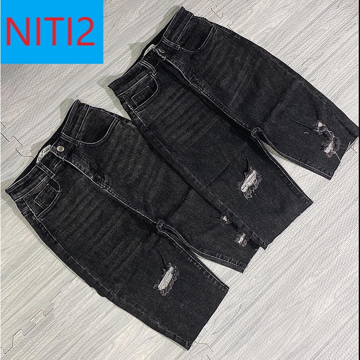 [ NZ-0071 ] QUẦN JEANS NGỐ SKINNY GIÃN LỬNG NỮ LƯNG CAO RÁCH 2 ĐÙI MÀU XÁM ĐẬM LAI TUA CO GIÃN THOẢI MÁI CÁ TÍNH