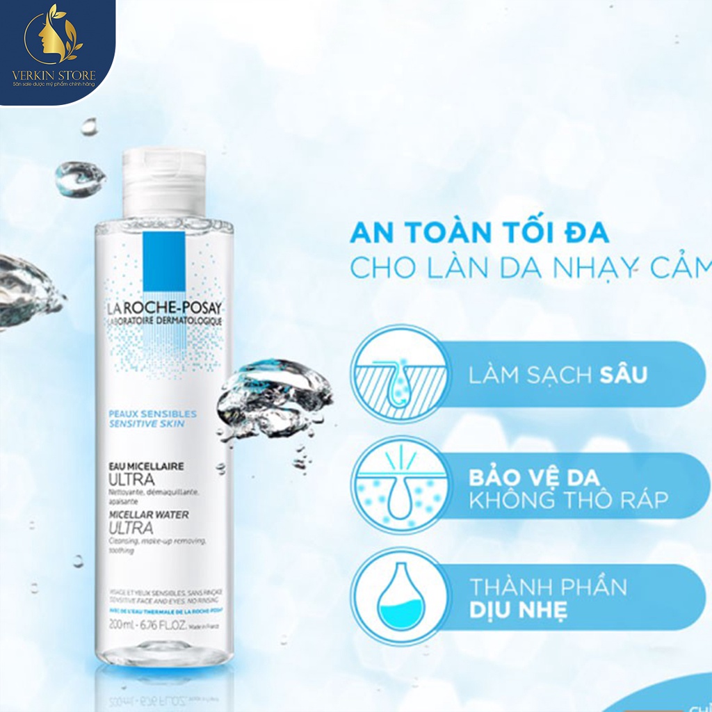 Nước tẩy trang La Roche-Posay cho da nhạy cảm  - Verkin Store