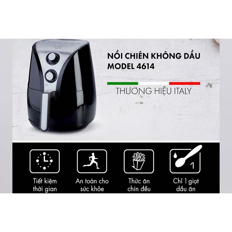 Nồi Chiên Không Dầu Ariete MOD. 4614