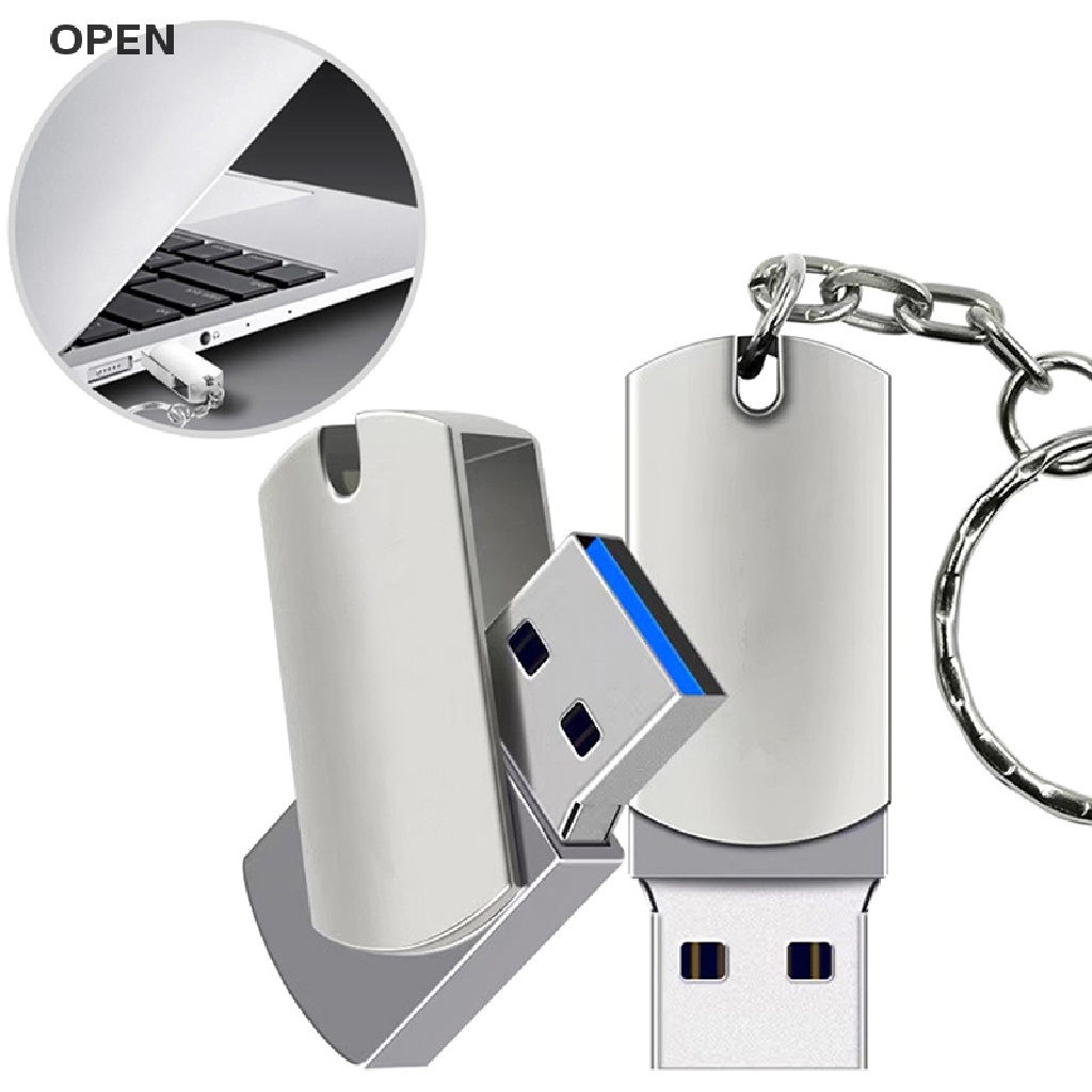 Ổ Đĩa Flash USB 3.0 1 / 2TB Tốc Độ Cao Bằng Kim Loại Có Móc Khóa my