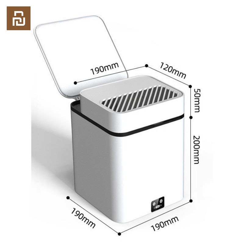 Máy Giặt Đồ Lót Mini Xiaomi YouPin Bằng Sóng Siêu Âm Có Cổng USB Khử Trùng Màu Xanh Dương Nhạt