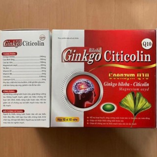 Ginkgo Biloba 240mg Hoạt huyết dưỡng não, giúp tăng cường lưu thông máu