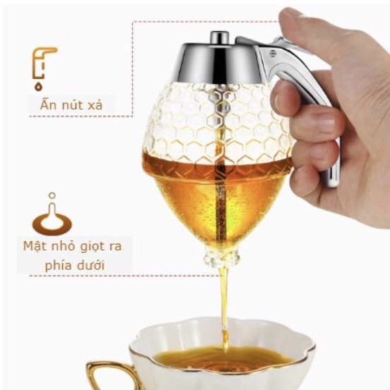 Bình rót mật ong tiện dụng FL-HN1