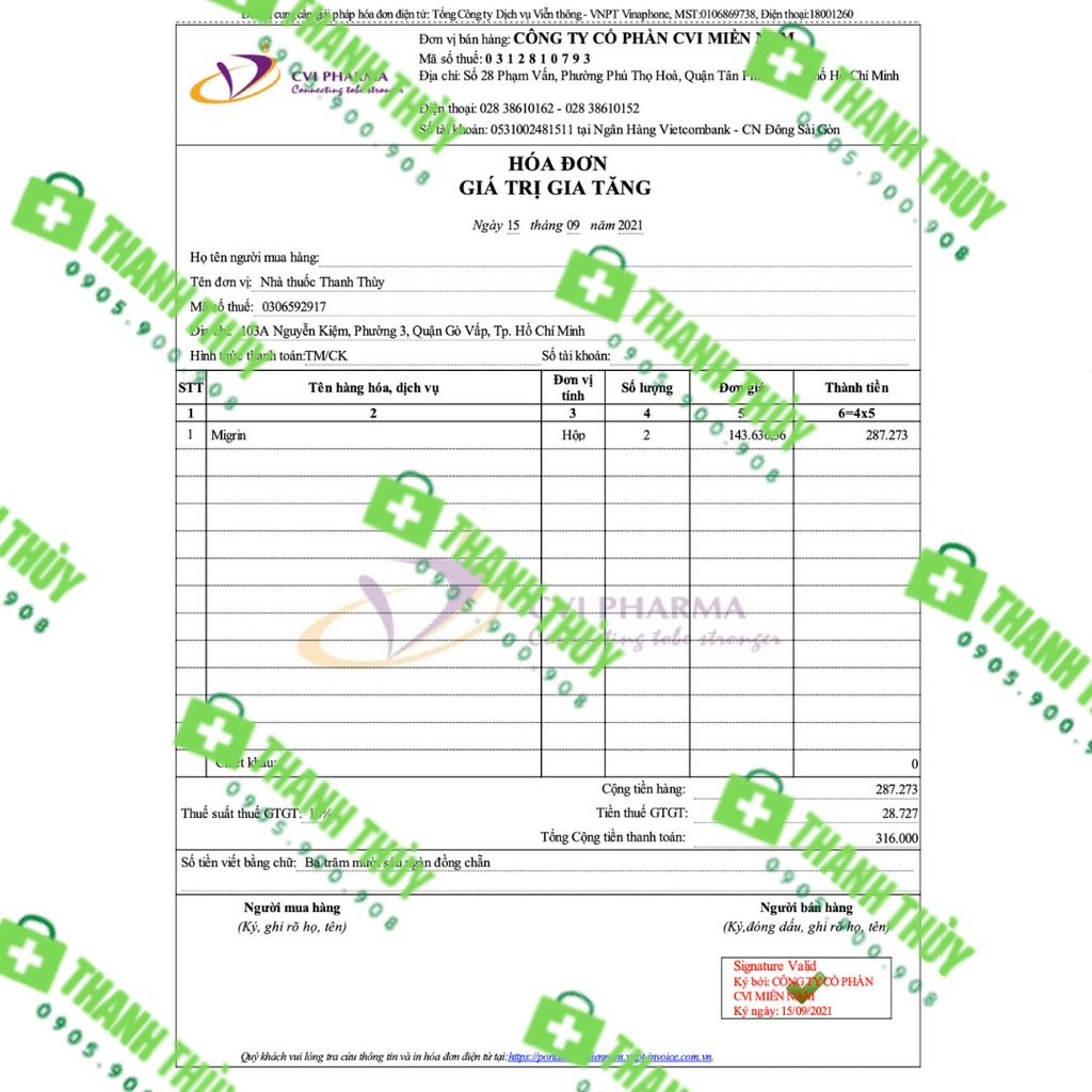 Migrin Plus Newtech Pharm  Viên Uống Tăng Cường Tuần Hoàn Não, Giảm Đau Nửa Đầu, Migraine, Thiếu Máu Não