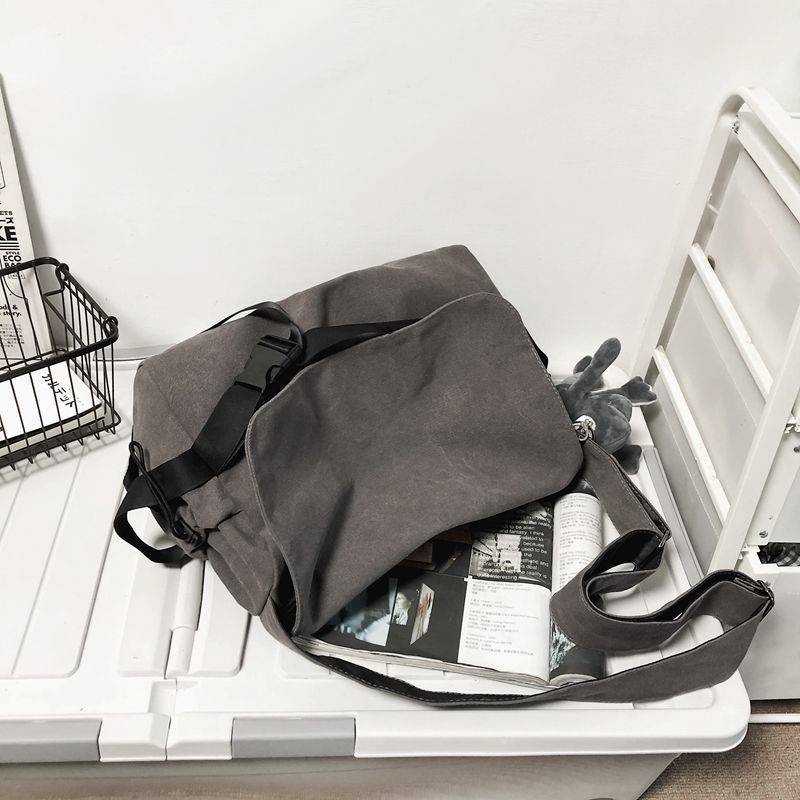 Túi tote đeo chéo nam nữ vải canvas phong cách ulzzang unisex giá rẻ đi học đi chơi - XUONGMAITNT