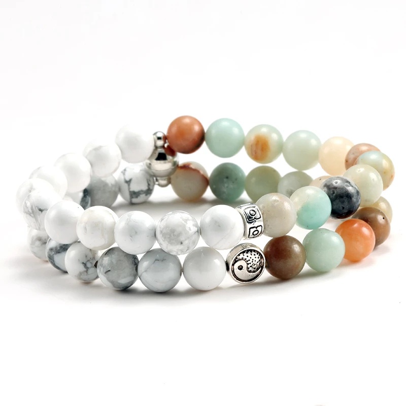 Set 2 Vòng Tay Cặp Bằng Đá Tự Nhiên Hít Nam Châm