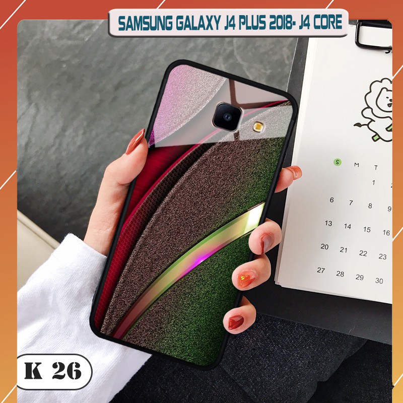 Ốp lưng kính 3D cao cấp Samsung Galaxy J4 Core/ J4 Plus 2018