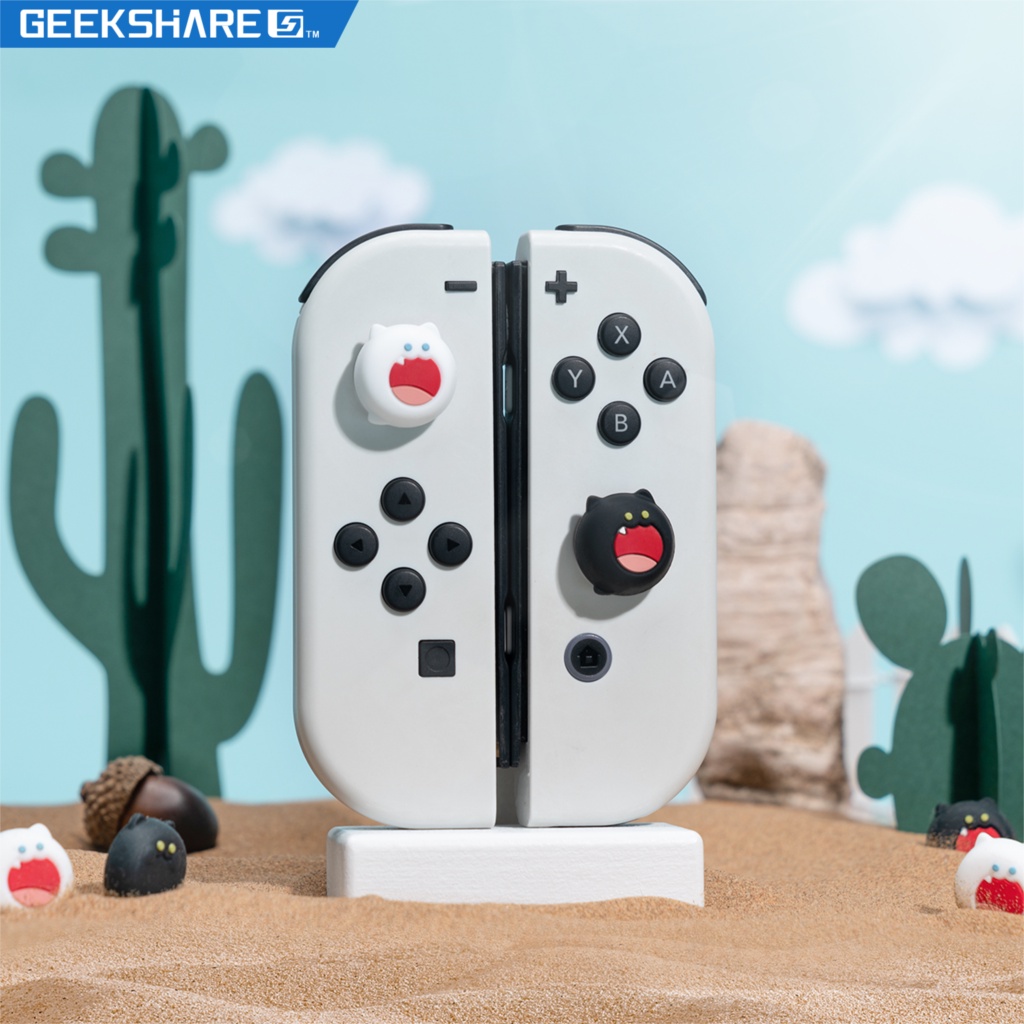Vỏ Bọc Silicon Mềm Hình Động Vật Dễ Thương Bảo Vệ Nút Điều Khiển Chơi Game Switch Oled NS Lite Joy-con Ốp