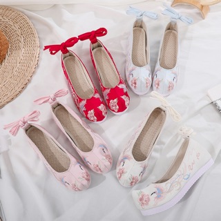 Có săn - giày thêu phượng hoàng mũi hếch trung hoa size 35 đến 39