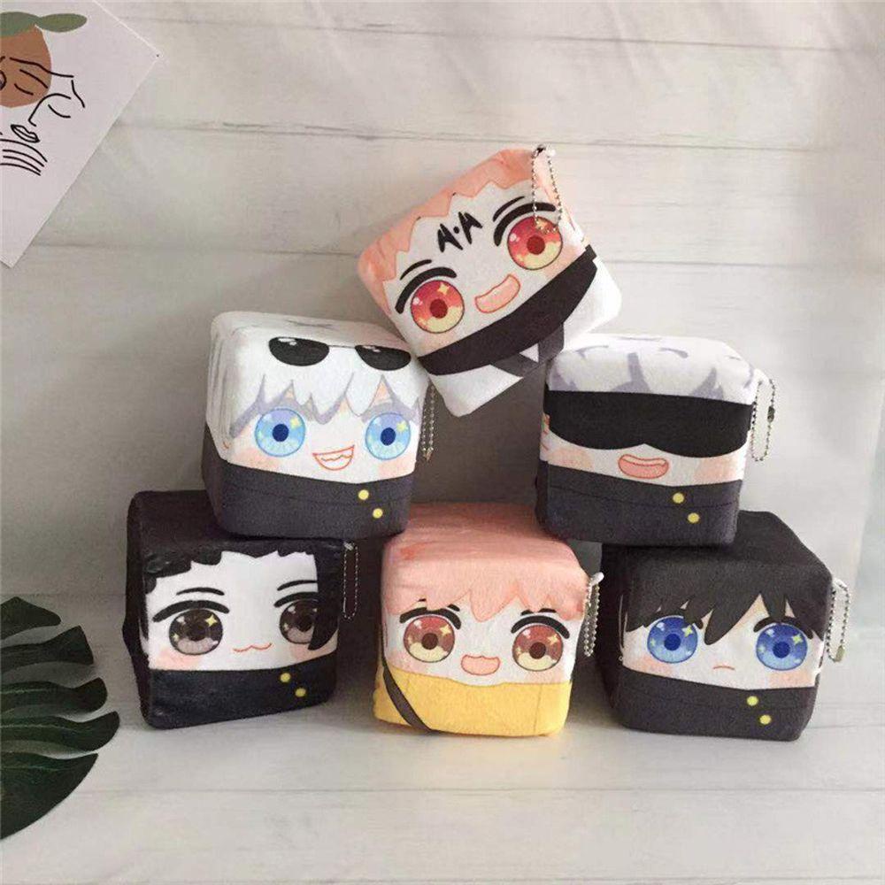 ANEMONE Đồ chơi nhồi bông Hình Nhân Vật Hoạt Hình Jujutsu Kaisen Trang Trí Túi Xách / Móc Khóa