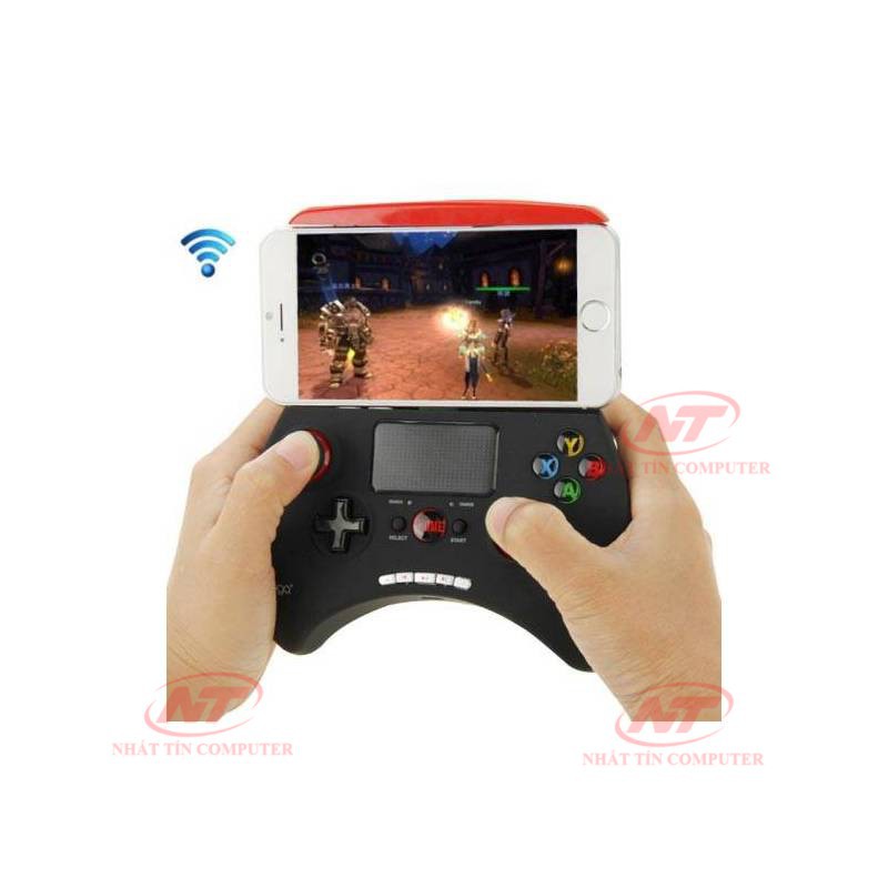 Tay cầm chơi game bluetooth IPEGA PG-9028 hỗ trợ PC/ANDROID/IOS - tích hợp TOUCH PAD(Đen) - Hàng nhập khẩu