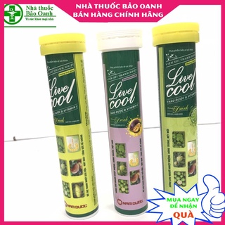 Viên Sủi Thanh Nhiệt Live Cool – Hỗ Trợ Thanh Nhiệt Giải Độc Mát Gan Tăng Sức Đề Kháng Tuýp 16 Viên