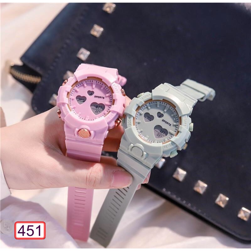 [Mã FAMARAL2 giảm 10K đơn 50K]ĐỒNG HỒ NAM NỮ SPORTS ĐIỆN TỬ 451 MẶT TRÁI TIM THỂ THAO SIÊU ĐẸP | BigBuy360 - bigbuy360.vn