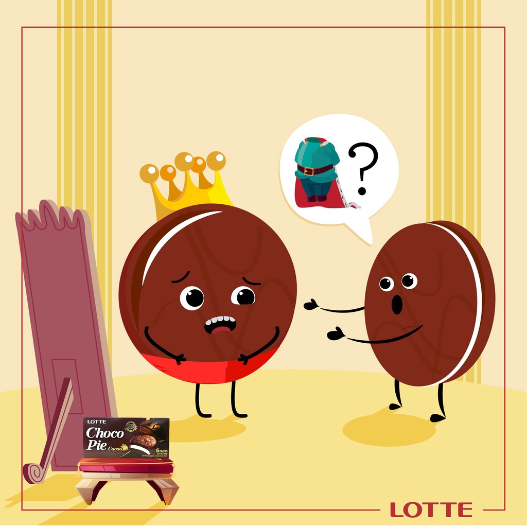 Bánh Lotte Chocopie Hàn Quốc - Hộp 12 Bánh - Đủ vị (CaCao, Chuối, Trà Sữa,...) | BigBuy360 - bigbuy360.vn