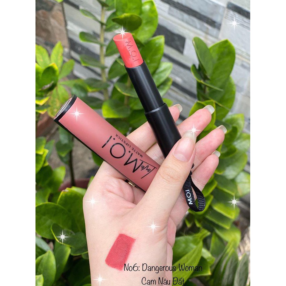 Son Cam Nâu Đất LoveMOI Hồ Ngọc Hà Back Pink Bản Đặc Biệt Giơi Hạn son ho ngoc ha