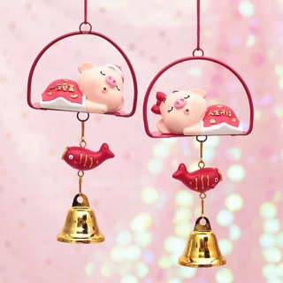 Chuông gió lợn thần tài