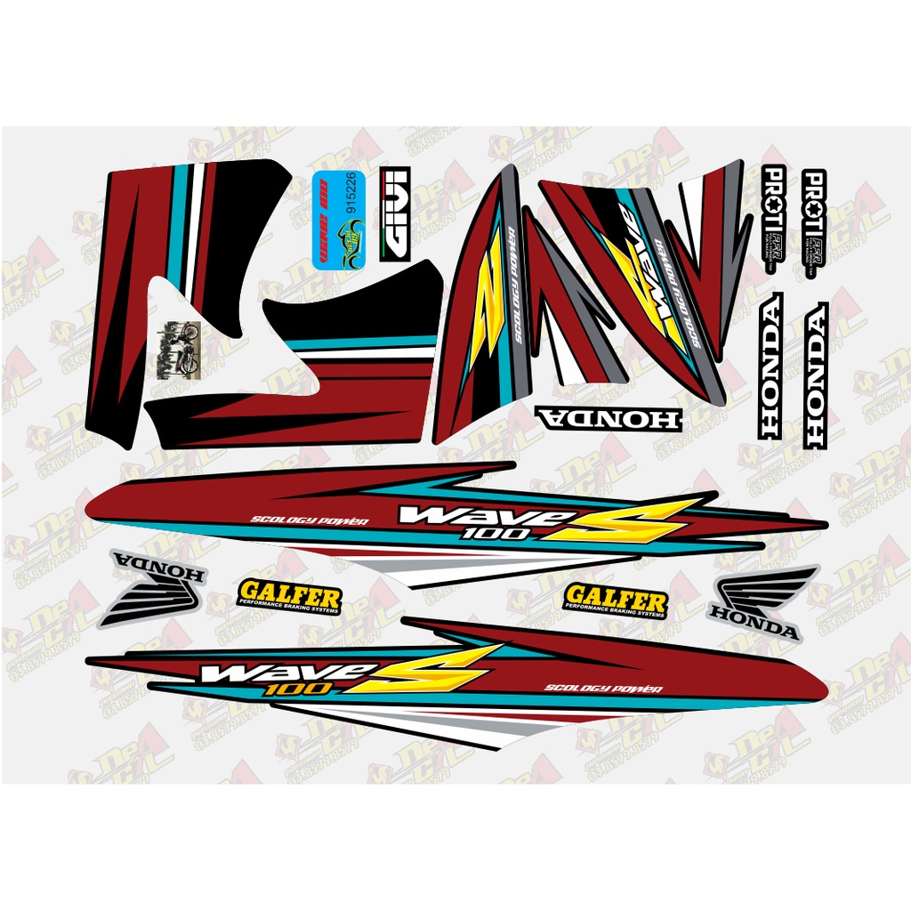 Tem rời Wave a 50 - 100 cc Đời 2006-2016 Mẫu Wave s 915226