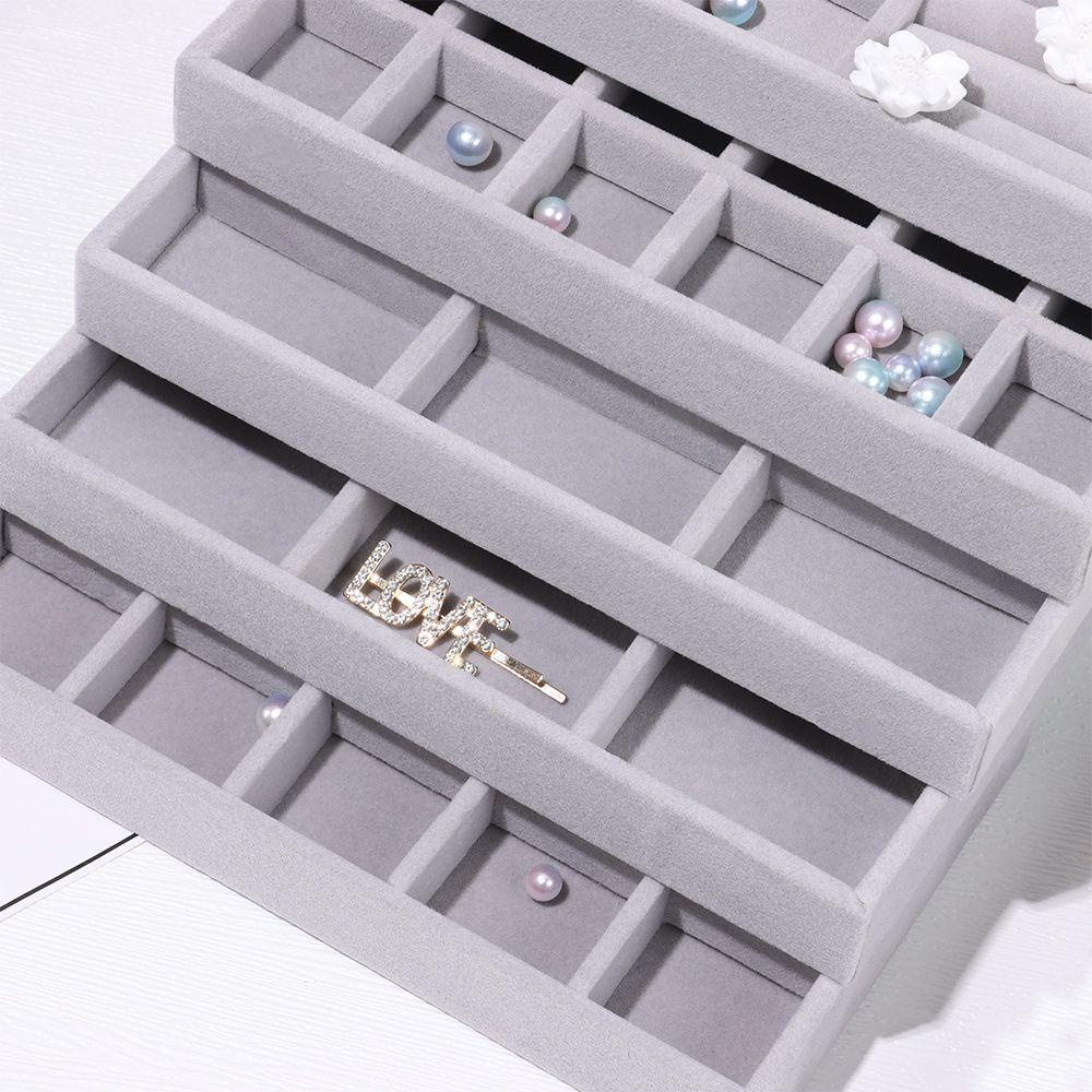 YNATURAL Hộp Đựng Trang Sức Xoay Được Thiết Kế Thời Trang