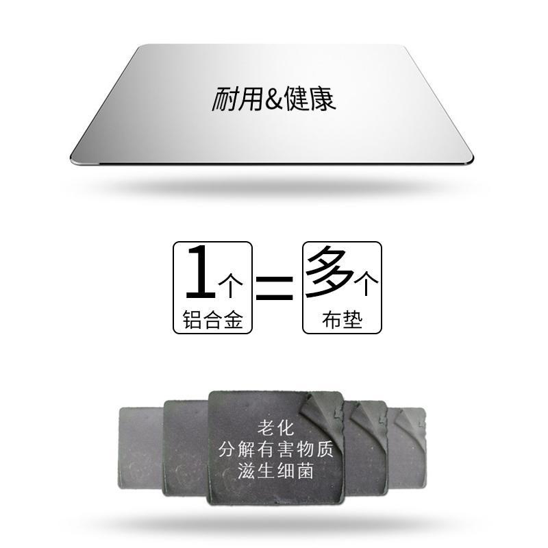 Aluminum Alloy Mouse Liner Metal Mouse Pad Apple XiaomimacbookproLenovo Dell Laptop Power All-in-One