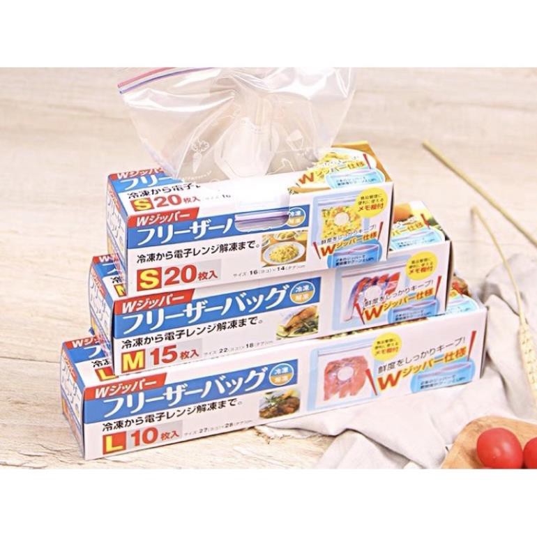 Túi ziplock - freezer bag đựng thực phẩm Nhật bản cao cấp