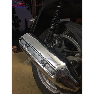 ỐP PÔ INOX SH Ý LẮP CHO SH NHẬP 2010 -2012 VÀ SH VIỆT 2012- 2016 CỰC ĐẸP, DÀY VÀ GIỐNG SH Ý 100%