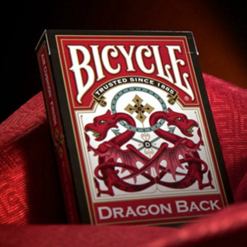 Bộ Bài Màu Đỏ Bicycle Dragon Back Playing Cards, Thẻ Sưu Tập USPCC, Trò Chơi Thẻ Ma Thuật, Đạo Cụ Ảo Thuật Cho Nhà Ảo Thuật