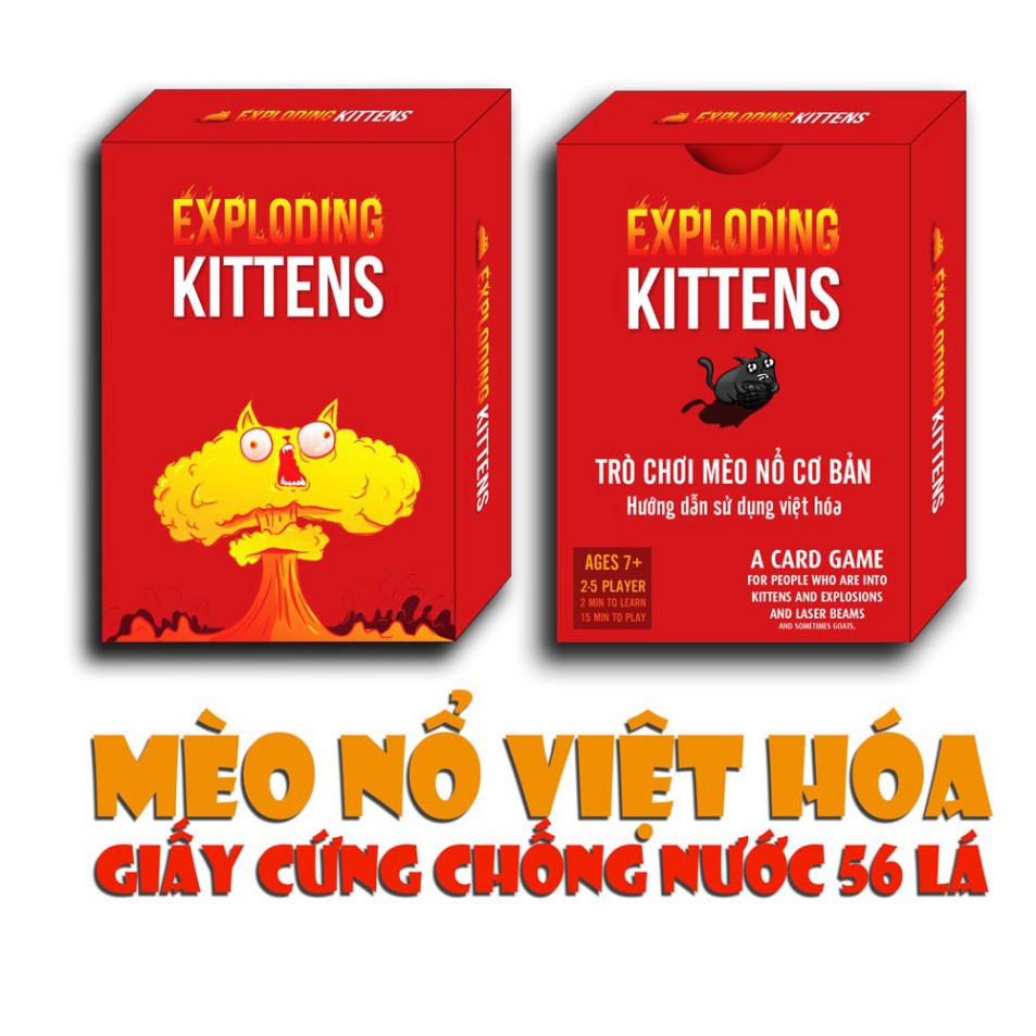 MA SÓI + MÈO NỔ VIỆT HÓA siêu tiện lợi - Giấy chống nước