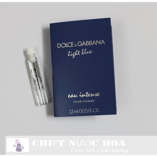 Vial nước hoa nam d&g light blue intense 1.5ml