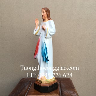 Tượng Lòng Thương Xót Chúa 40cm composite