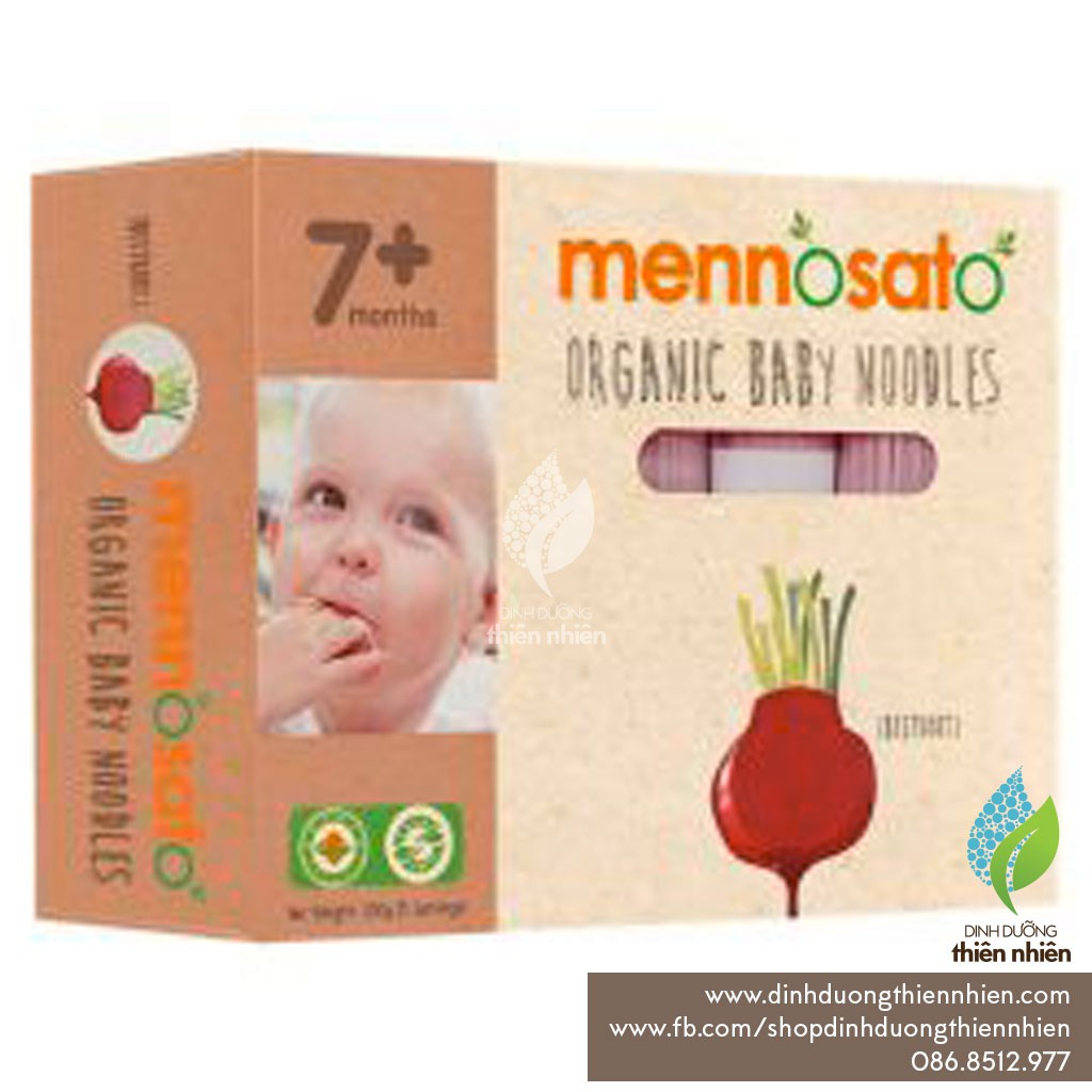 Mì Hữu Cơ Cho Bé MenNoSato Organic Baby Noodles