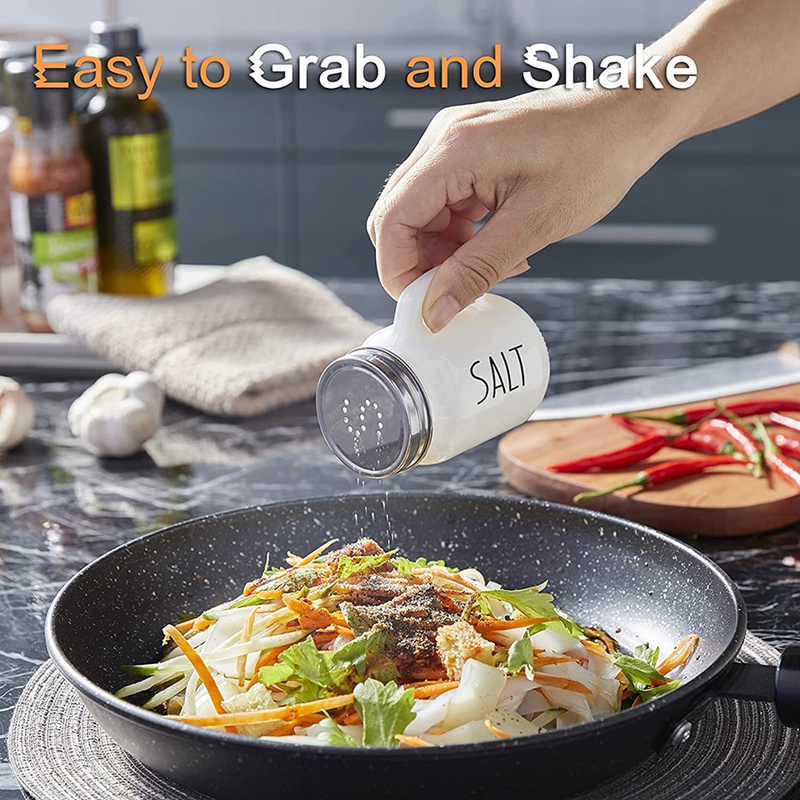 Bộ Lọ Rắc Muối Tiêu 4Oz Thiết Kế Dễ Thương Hiện Đại Trang Trí Nhà Bếp / Nông Trại