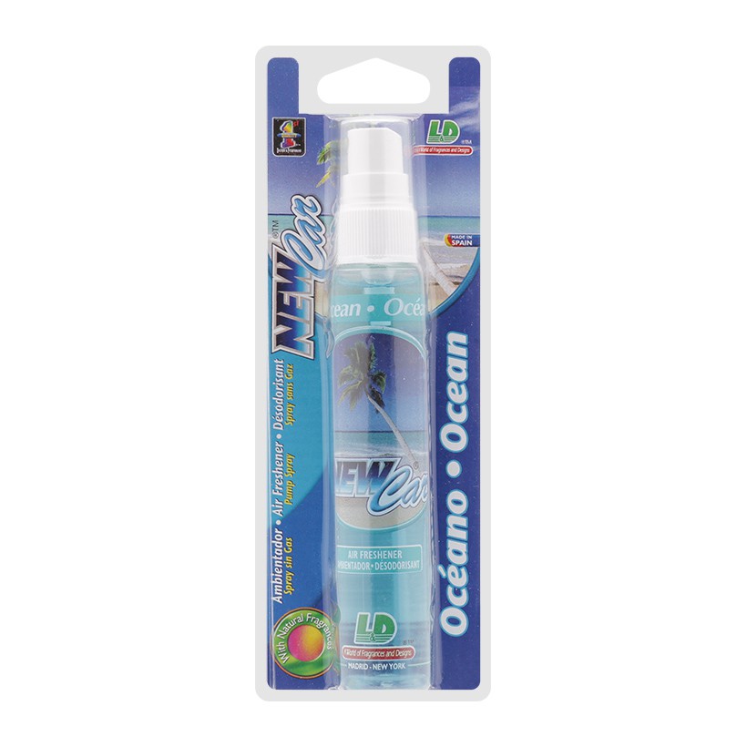 [Mã BMBAU50 giảm 10% đơn 99k] Nước Hoa Ô Tô Dạng Xịt L&amp;D New Car Ocean Breeze 60ml Nhập Khẩu Chính Hãng