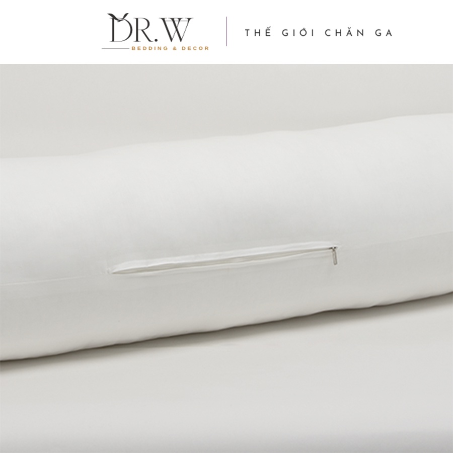 Ruột gối ôm lông vũ đạt tiêu chuẩn khách sạn resort villa 5 sao kích thước 35 x 100  DR.W. cao cấp- Thế Giới Chăn Ga