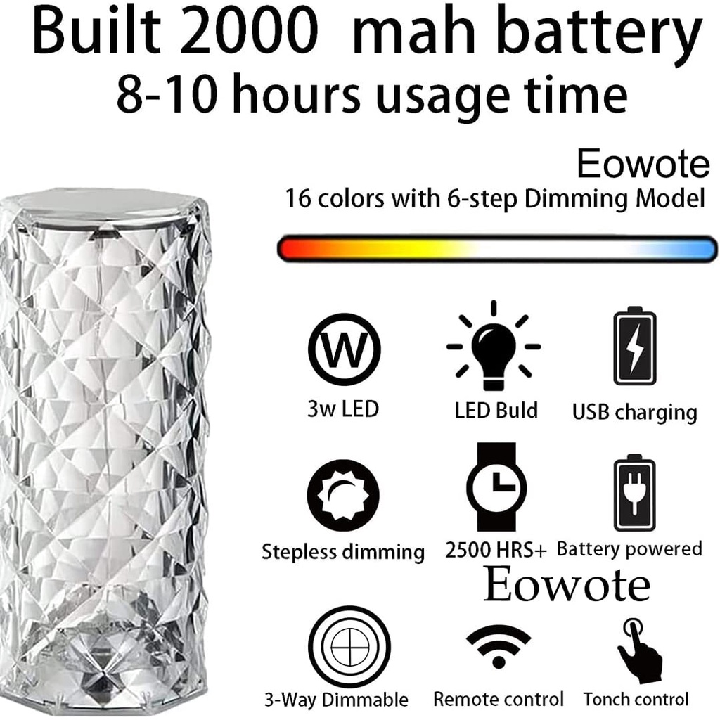 Đèn Ngủ Cảm Ứng 16 Màu Sắc Tik Tok Lãng Mạn