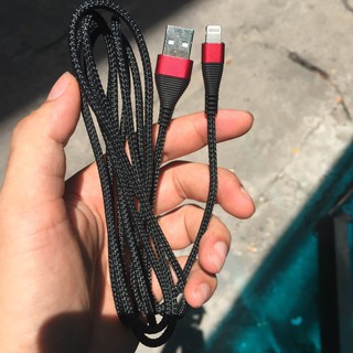 [Siêu Bền - Siêu Rẻ] Cáp Sạc IPHONE Dây Dù 1m - 2m - Sạc Nhanh 2A